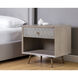 Aniston 28 X 26 inch White Ceruse / Taupe Shagreen Night Stand